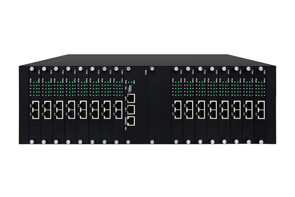 DAG3000-128O 128*FXO模擬語音網關